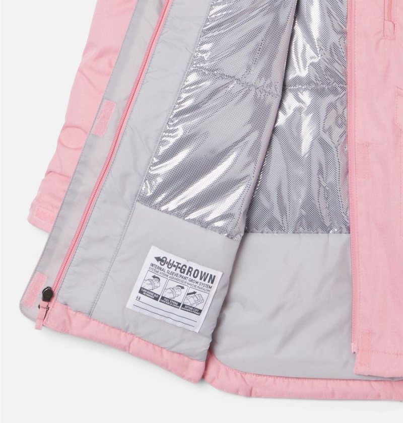 Columbia Suttle Mountain Long Insulated Kids' Jacket Pink | MZQFJO-540