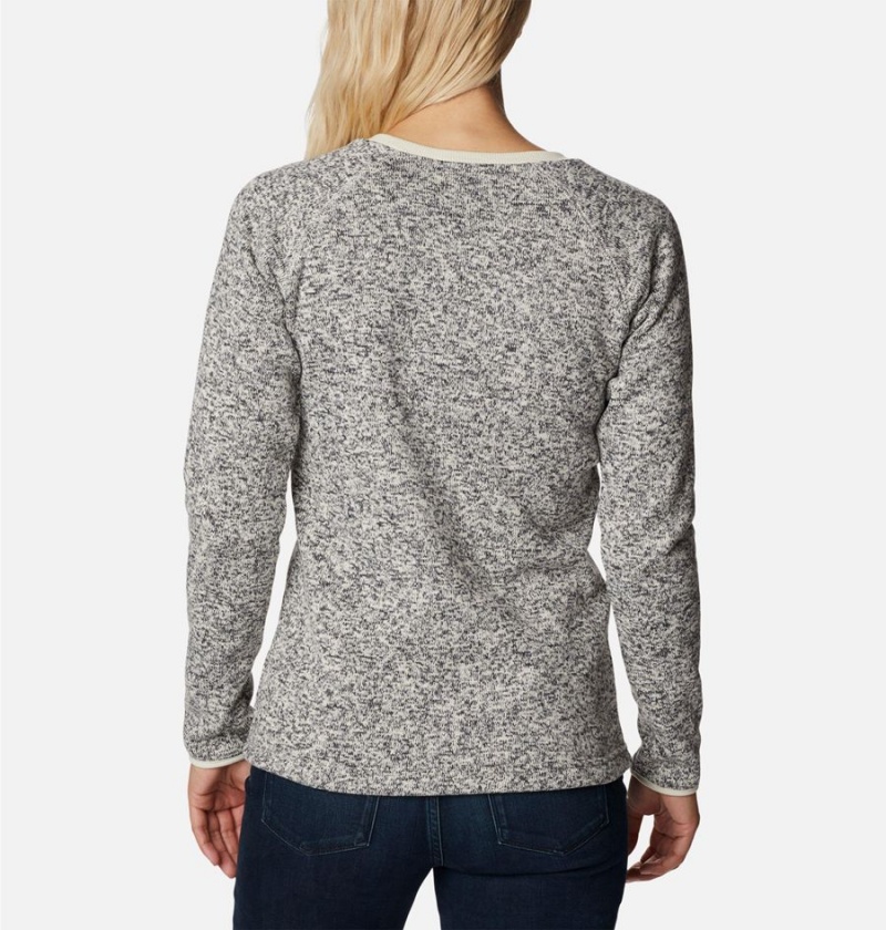 Columbia Sweater Weather Fleece Crew Women's Pullover Grey | NUPZXK-234