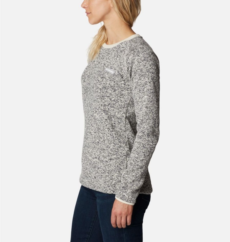 Columbia Sweater Weather Fleece Crew Women's Pullover Grey | NUPZXK-234