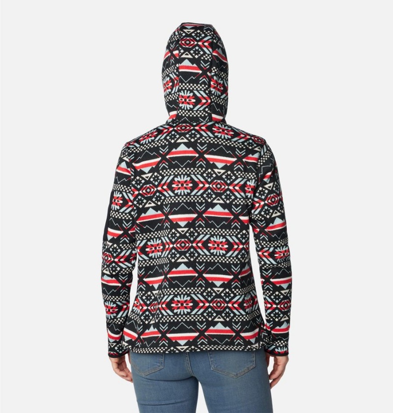 Columbia Sweater Weather Fleece Pullover Women's Hoodie Red | ZJCUAW-574
