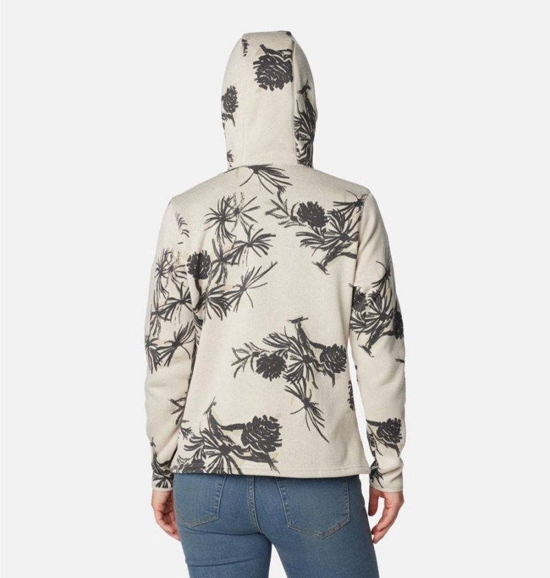 Columbia Sweater Weather Fleece Pullover Women's Hoodie Beige | SNRPEW-269
