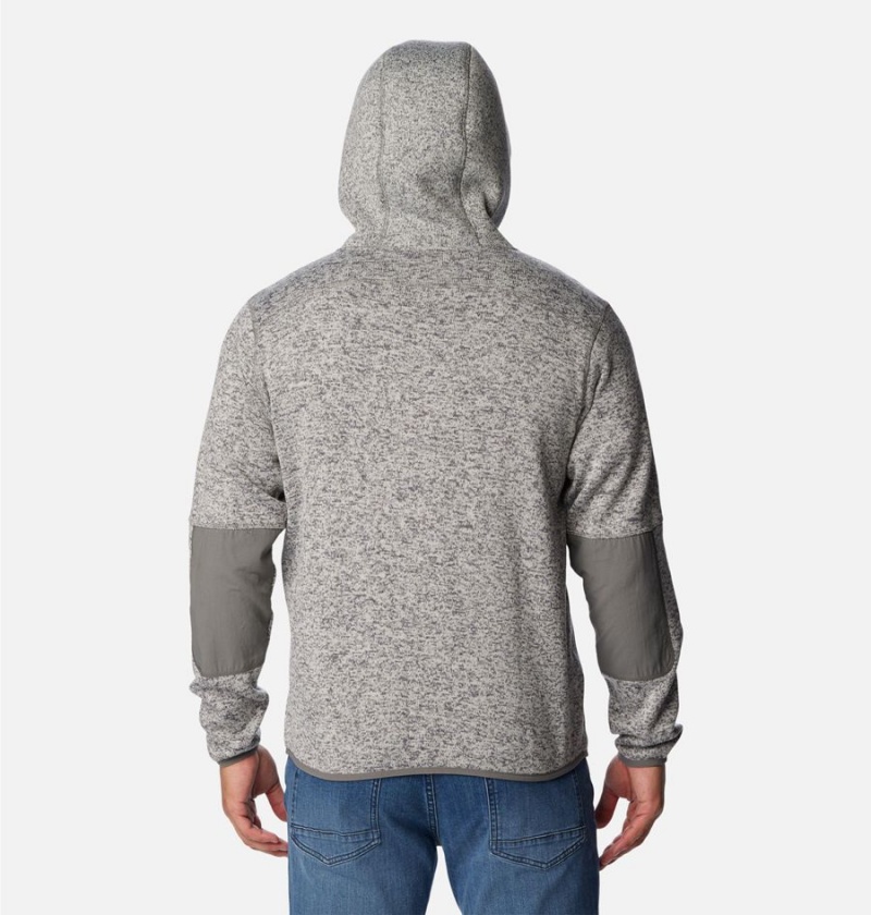 Columbia Sweater Weather Full Zip Hoodie Men's Fleece Jacket Grey | FGVXKE-527