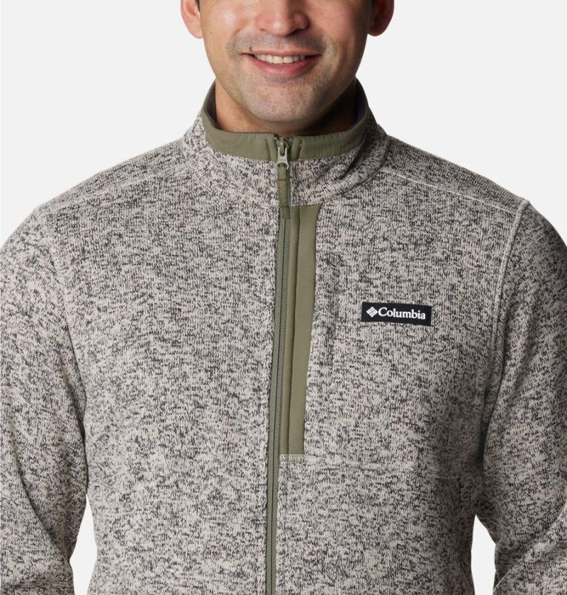 Columbia Sweater Weather Full Zip Men's Fleece Jacket Grey | SHEWUY-721