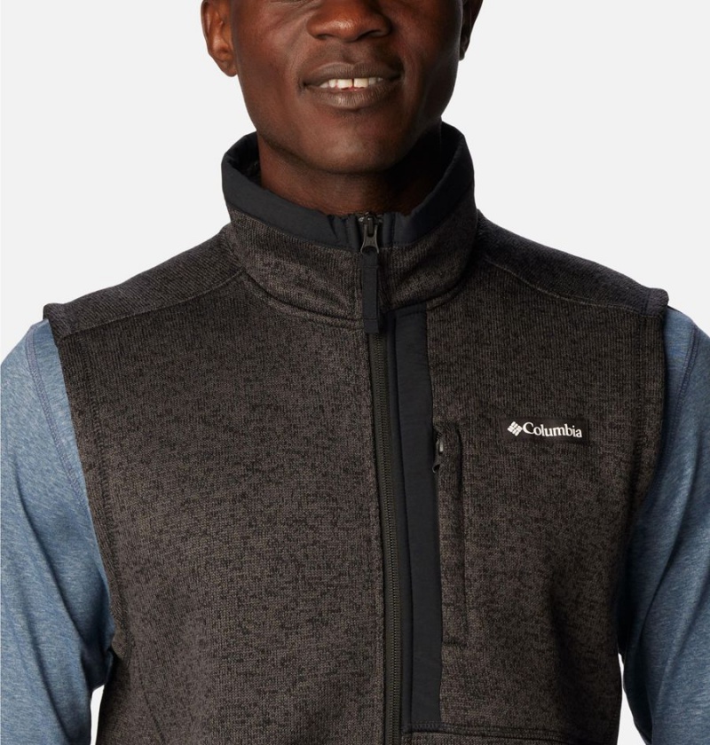 Columbia Sweater Weather Men's Vest Black | JXRVAW-064