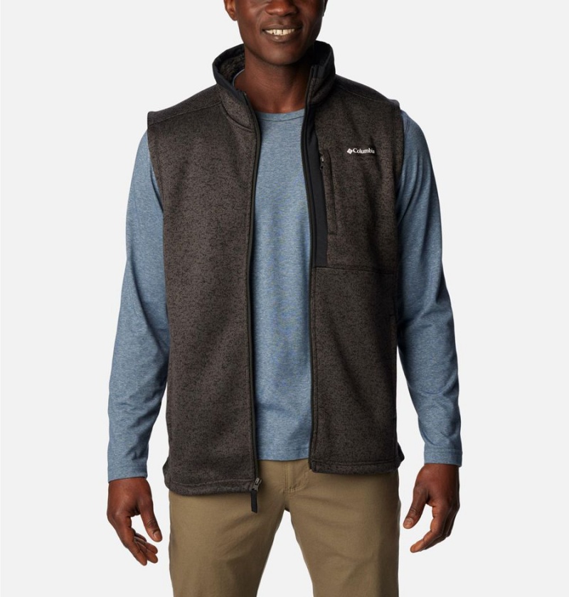 Columbia Sweater Weather Men's Vest Black | JXRVAW-064