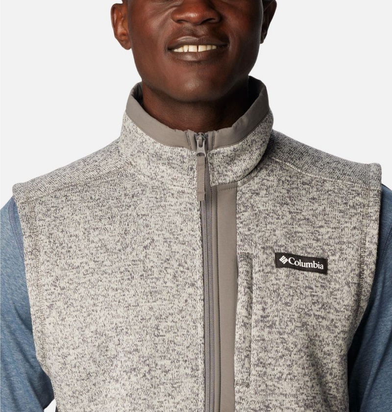Columbia Sweater Weather Men's Vest Grey | TQUSVH-801