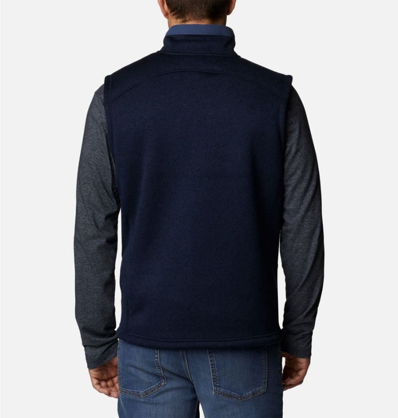Columbia Sweater Weather Men's Vest Navy | SUQMBL-560