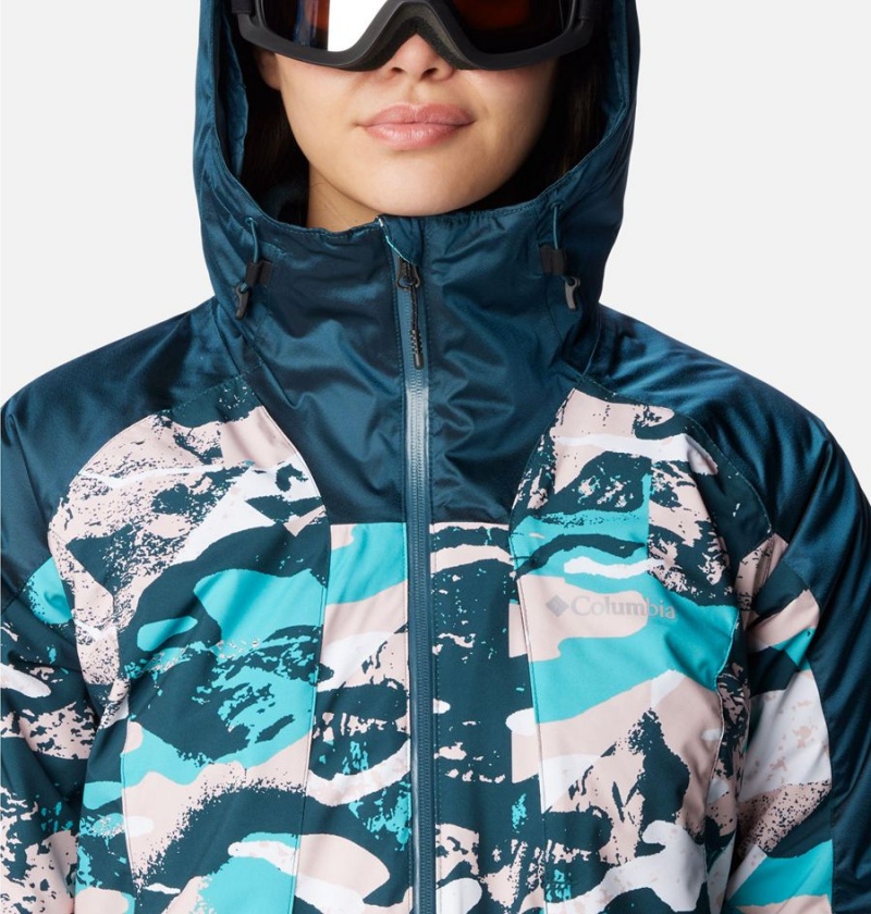 Columbia Sweet Shredder II Insulated Women's Ski Jacket Turquoise | LTCXJV-536