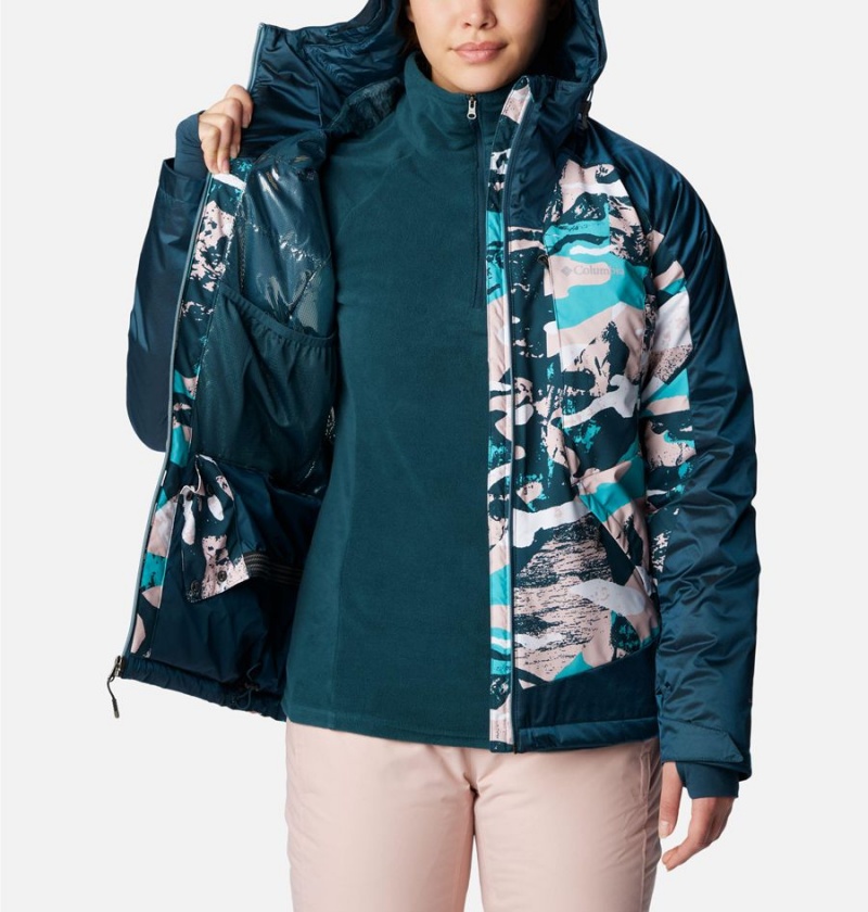 Columbia Sweet Shredder II Insulated Women's Ski Jacket Turquoise | LTCXJV-536