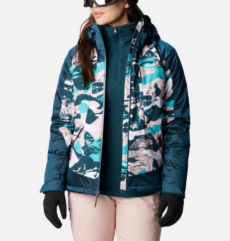 Columbia Sweet Shredder II Insulated Women's Ski Jacket Turquoise | LTCXJV-536