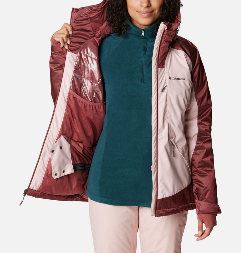 Columbia Sweet Shredder II Insulated Women's Ski Jacket Pink | TYFUSZ-837