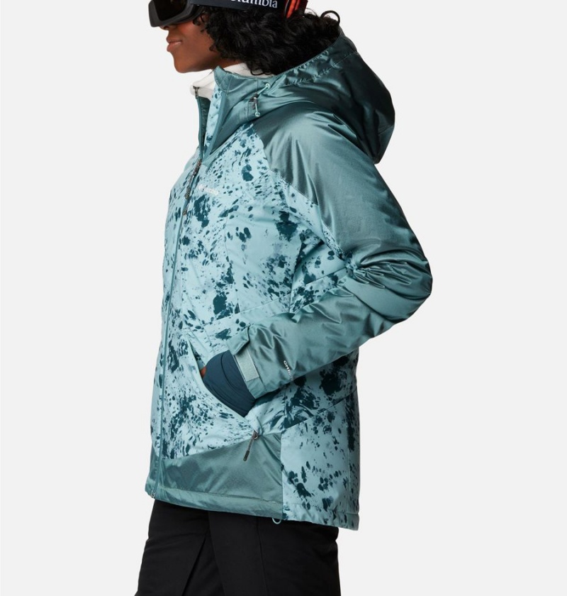 Columbia Sweet Shredder II Insulated Women's Ski Jacket Turquoise | JKLDAM-970