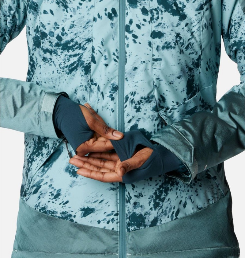 Columbia Sweet Shredder II Insulated Women's Ski Jacket Turquoise | JKLDAM-970