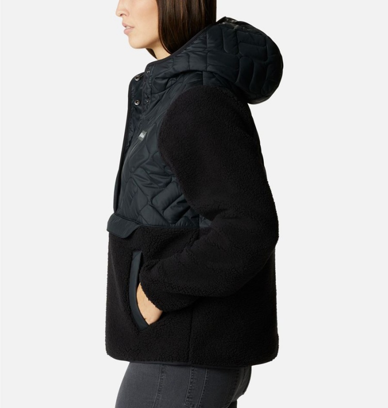 Columbia Sweet View Hooded Fleece Women's Pullover Black | XZERLW-753