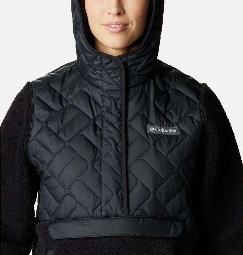 Columbia Sweet View Hooded Fleece Women's Pullover Black | XZERLW-753