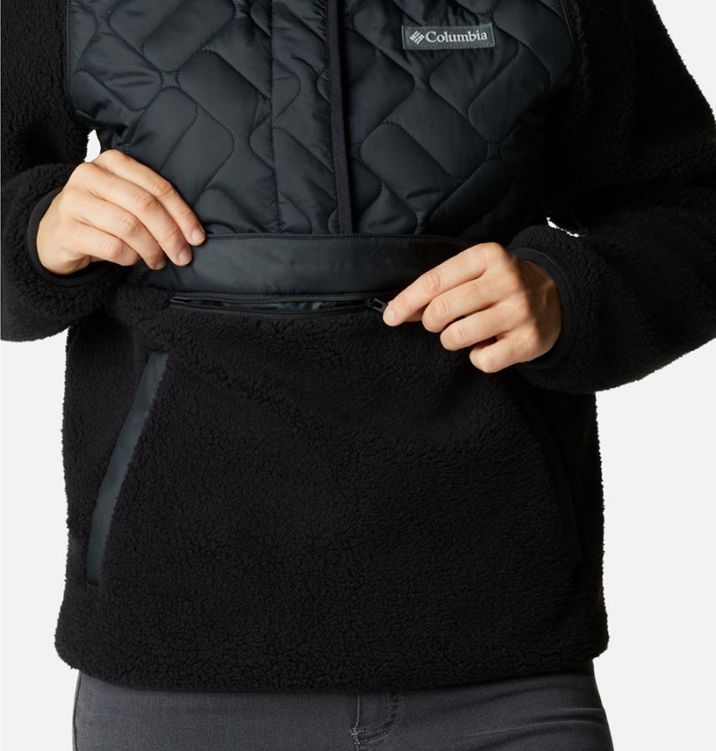 Columbia Sweet View Hooded Fleece Women's Pullover Black | XZERLW-753