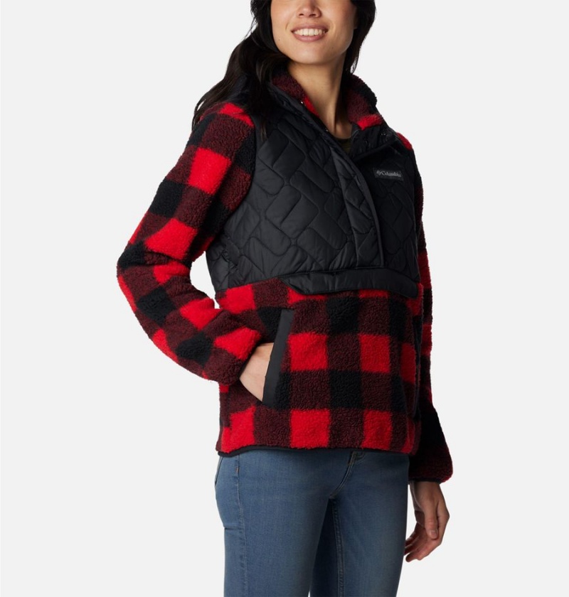 Columbia Sweet View Hooded Fleece Women's Pullover Red | WROYEV-294