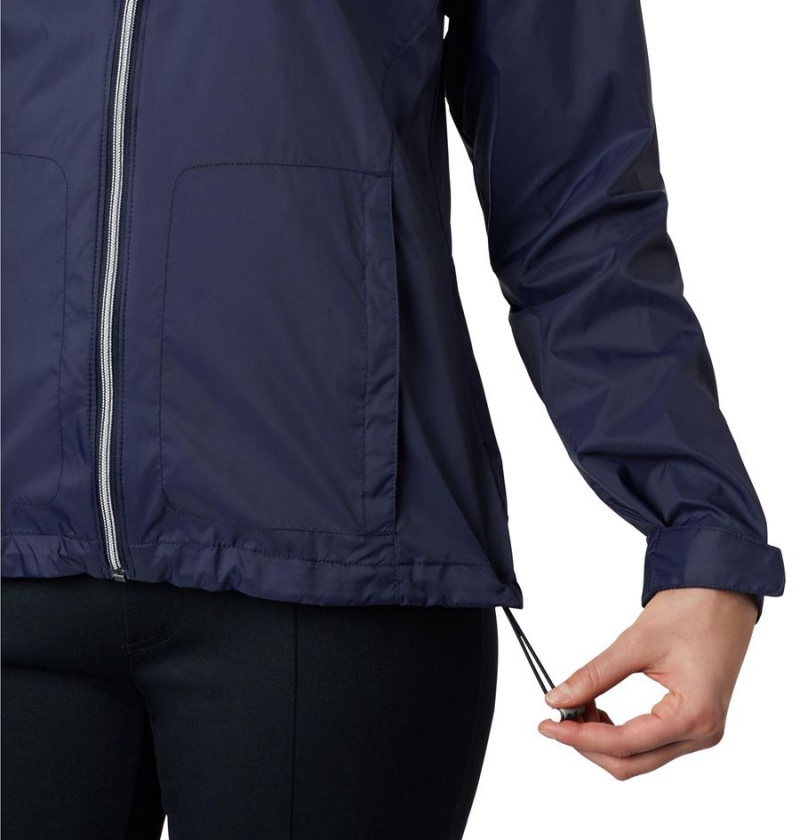 Columbia Switchback III Women's Rain Jacket Navy | YNQWCV-190