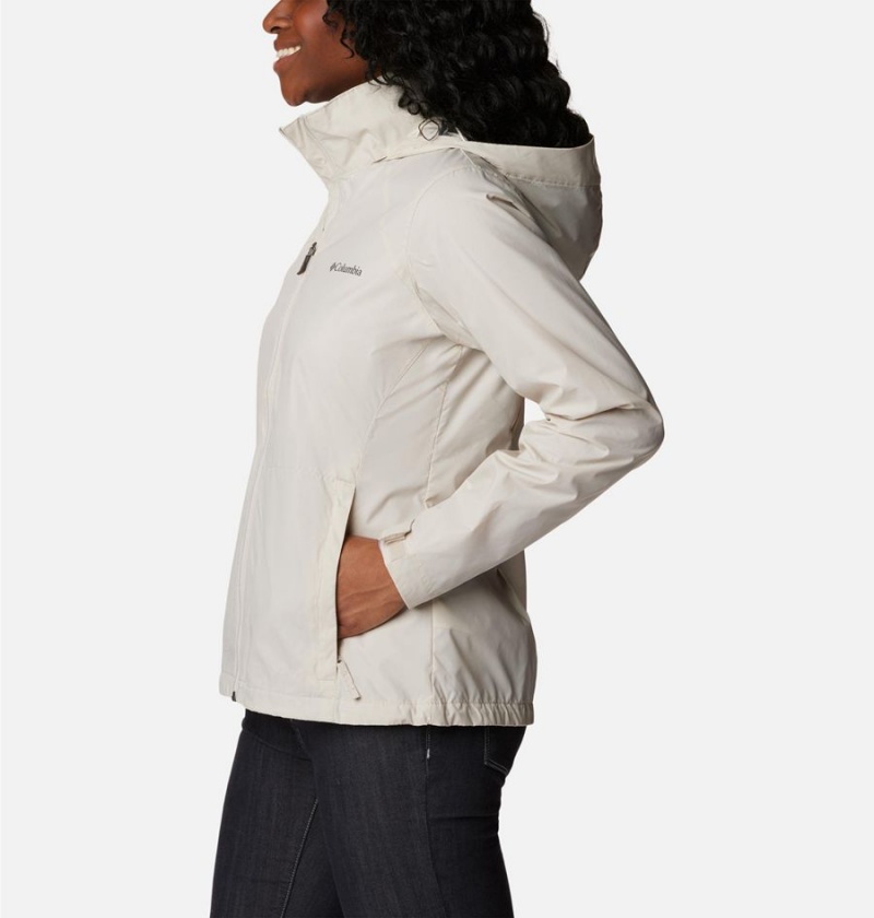 Columbia Switchback III Women's Rain Jacket White | NOABIH-246