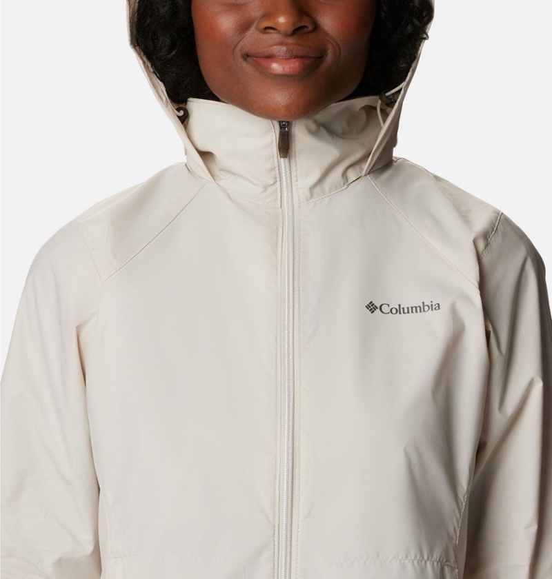 Columbia Switchback III Women's Rain Jacket White | NOABIH-246