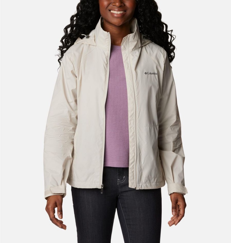 Columbia Switchback III Women's Rain Jacket White | NOABIH-246