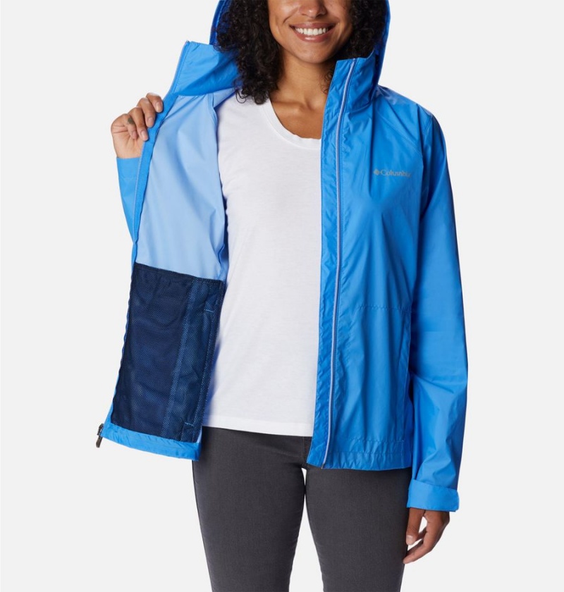 Columbia Switchback III Women's Rain Jacket Blue | IUCXLM-329