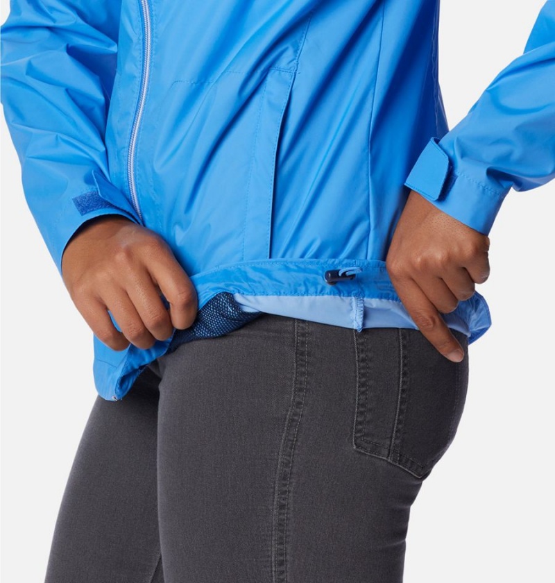 Columbia Switchback III Women's Rain Jacket Blue | IUCXLM-329