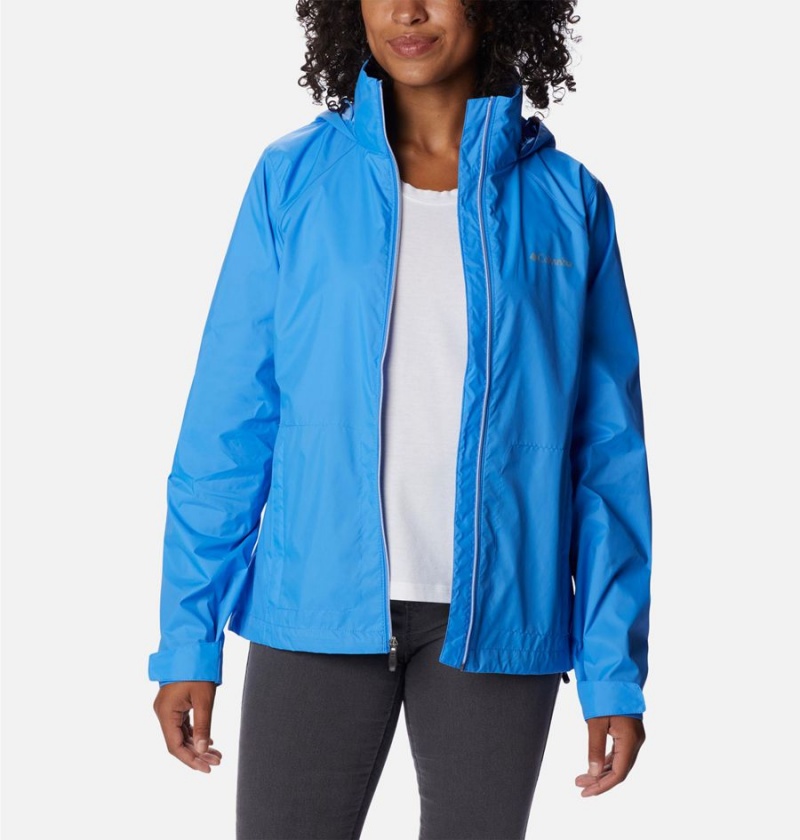 Columbia Switchback III Women's Rain Jacket Blue | IUCXLM-329