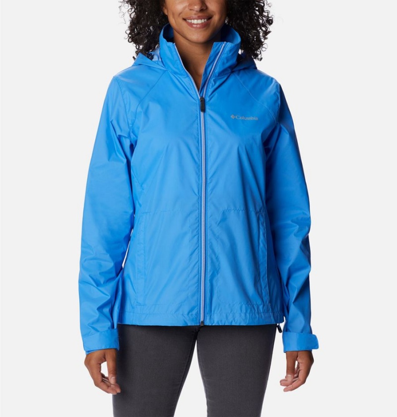 Columbia Switchback III Women\'s Rain Jacket Blue | IUCXLM-329