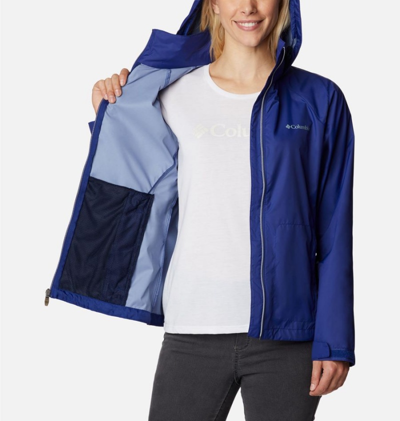 Columbia Switchback III Women's Rain Jacket Blue | TLCZAQ-769