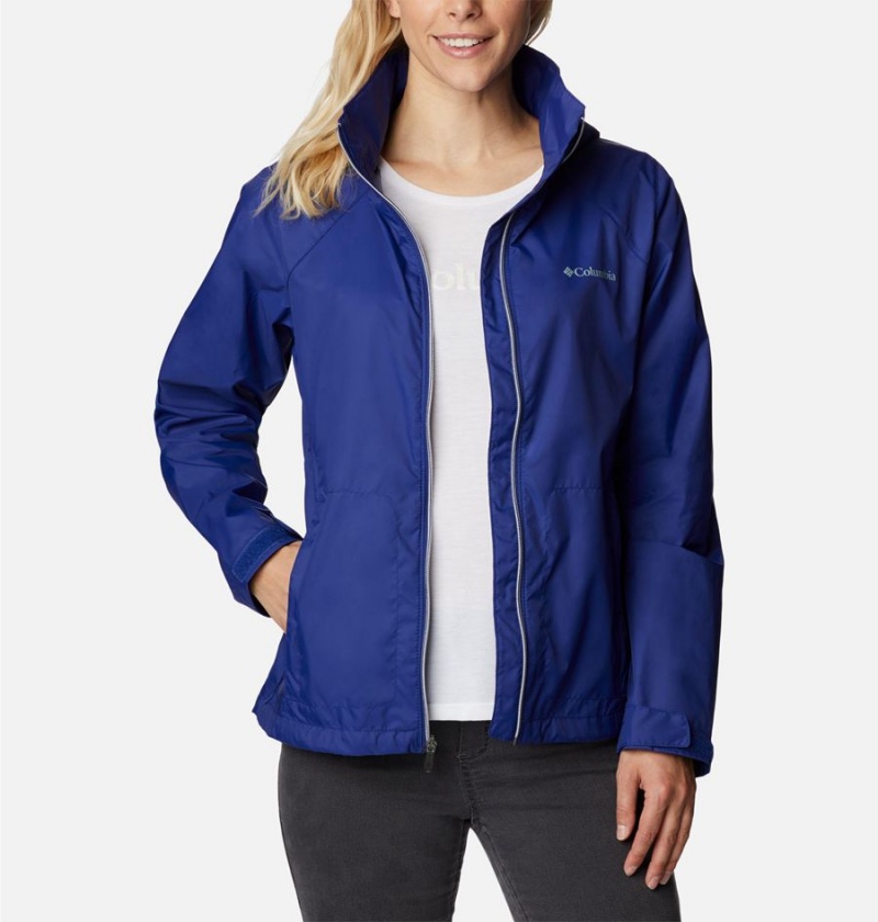 Columbia Switchback III Women's Rain Jacket Blue | TLCZAQ-769