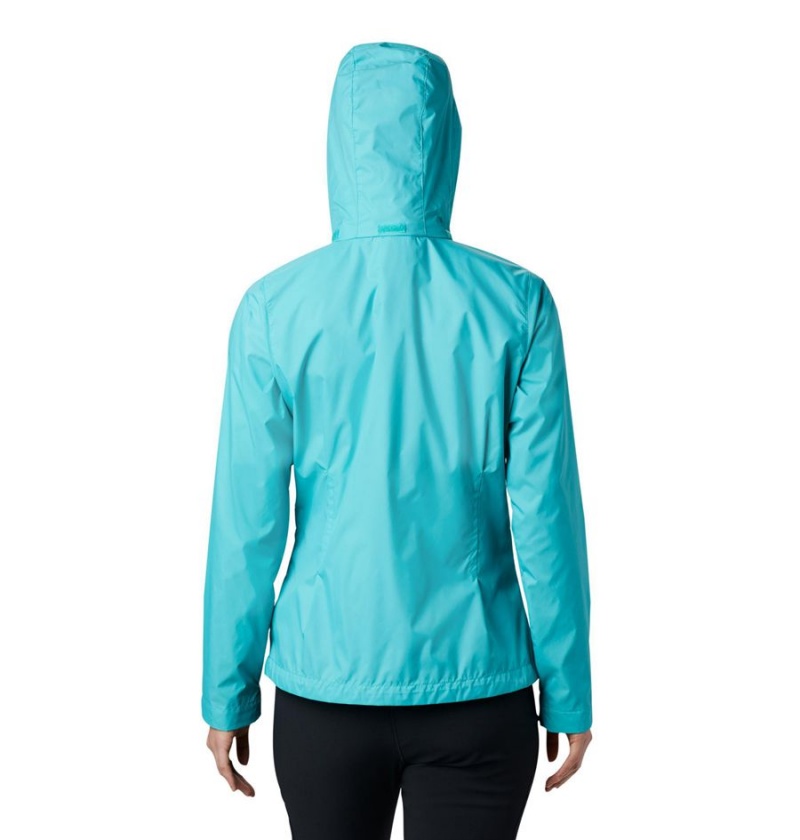 Columbia Switchback III Women's Rain Jacket Turquoise | RCPOGQ-329