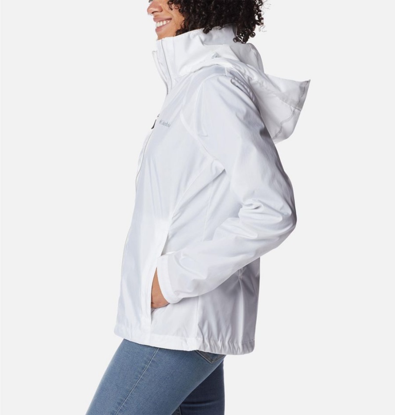 Columbia Switchback III Women's Rain Jacket White | BKVOGL-928