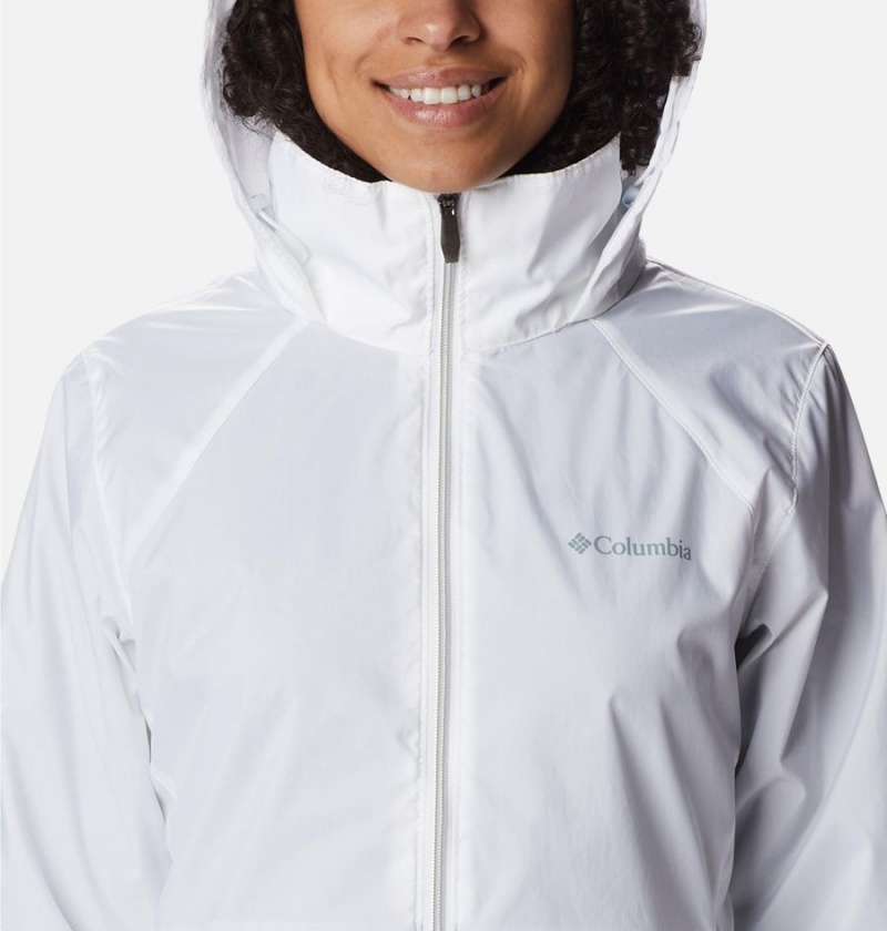 Columbia Switchback III Women's Rain Jacket White | BKVOGL-928