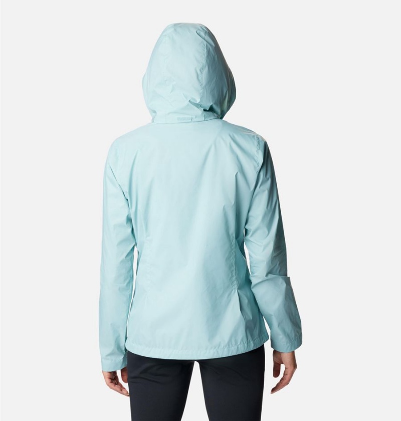 Columbia Switchback III Women's Rain Jacket Turquoise | DFLJNK-387
