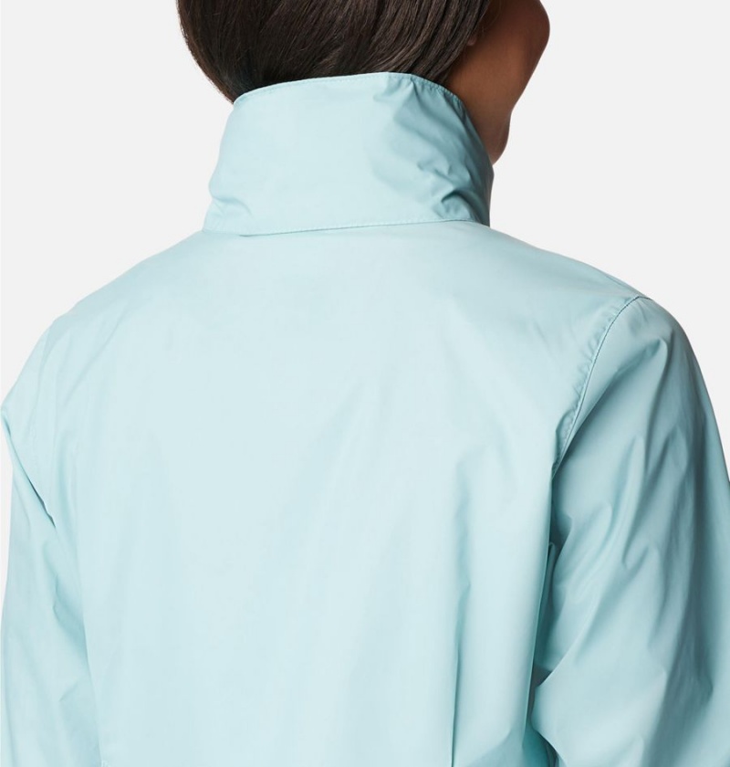 Columbia Switchback III Women's Rain Jacket Turquoise | DFLJNK-387