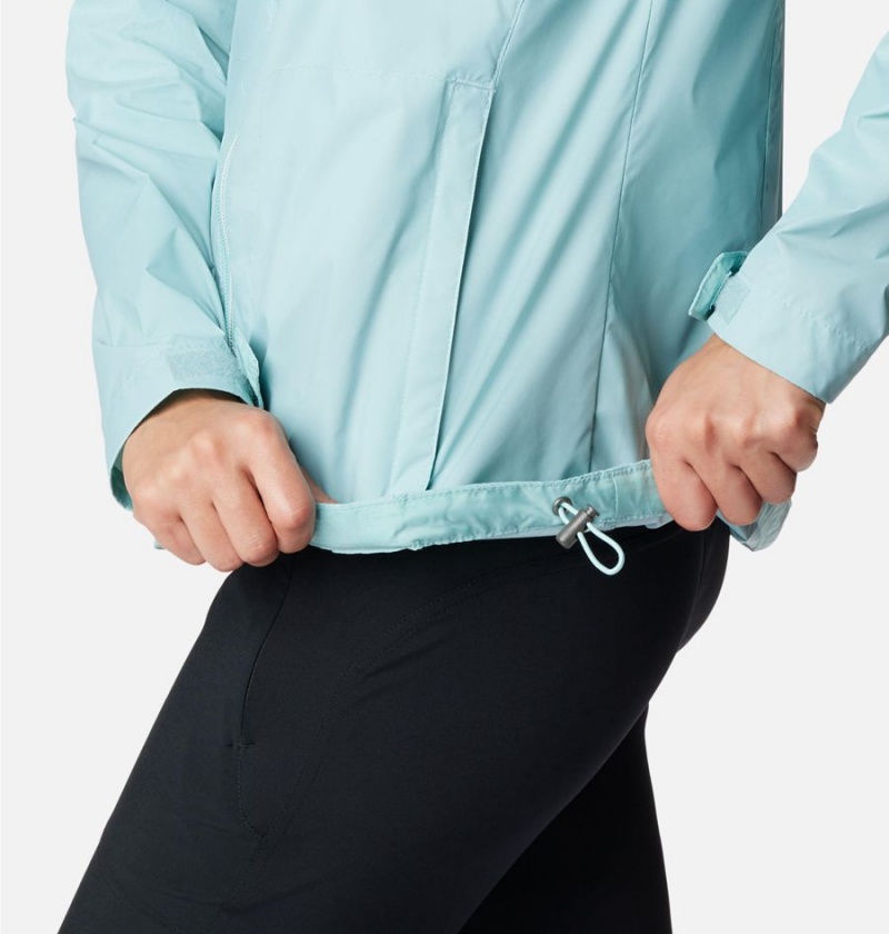 Columbia Switchback III Women's Rain Jacket Turquoise | DFLJNK-387