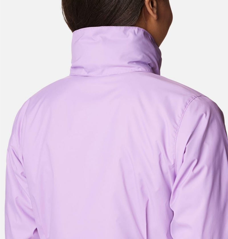 Columbia Switchback III Women's Rain Jacket Purple | UDNMRE-410