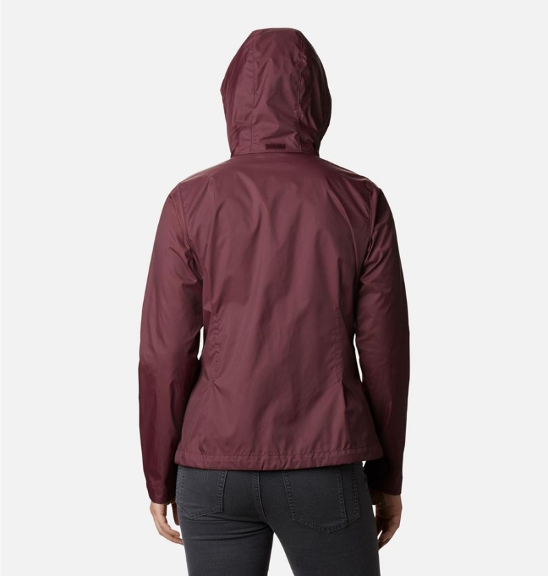 Columbia Switchback III Women's Rain Jacket Coral | ZBOFYU-391