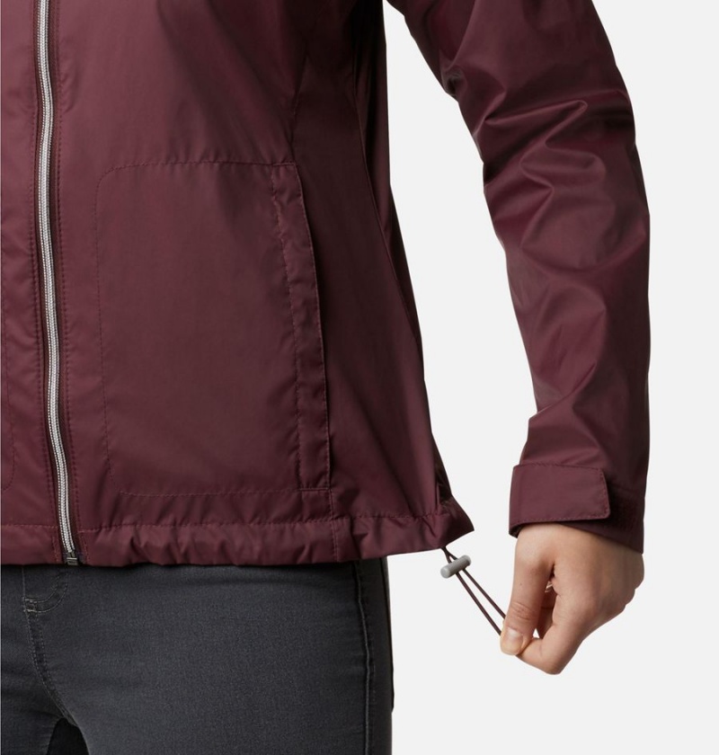 Columbia Switchback III Women's Rain Jacket Coral | ZBOFYU-391