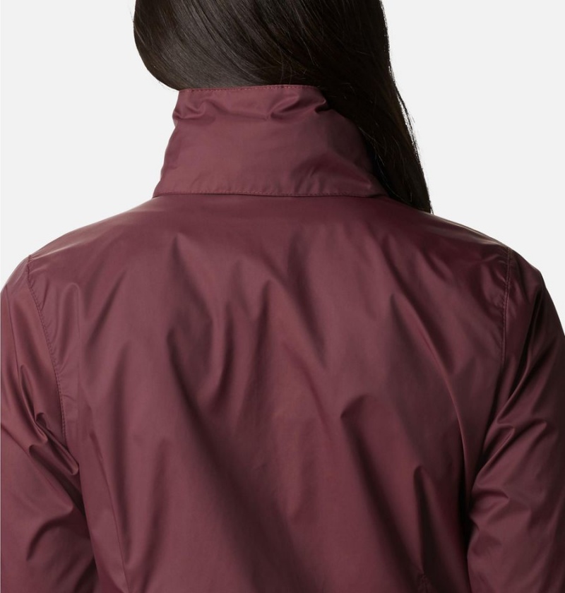 Columbia Switchback III Women's Rain Jacket Coral | ZBOFYU-391