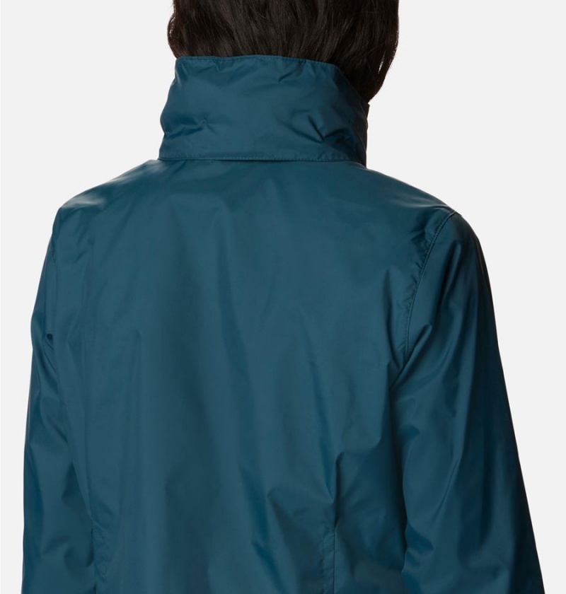 Columbia Switchback III Women's Rain Jacket Turquoise | GJCNMA-364