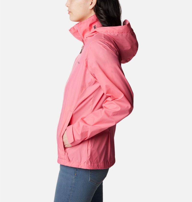 Columbia Switchback III Women's Rain Jacket Pink | WZXCMK-726