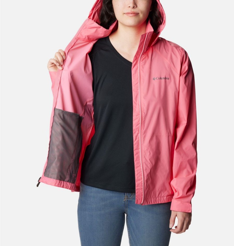 Columbia Switchback III Women's Rain Jacket Pink | WZXCMK-726