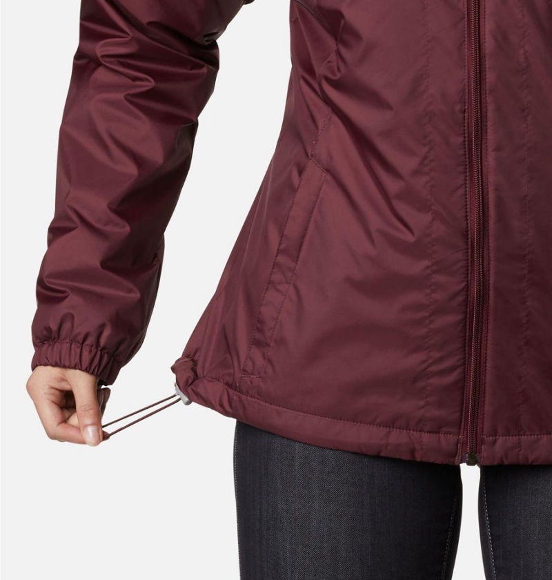 Columbia Switchback Sherpa Lined Women's Rain Jacket Coral | YJBUGN-834