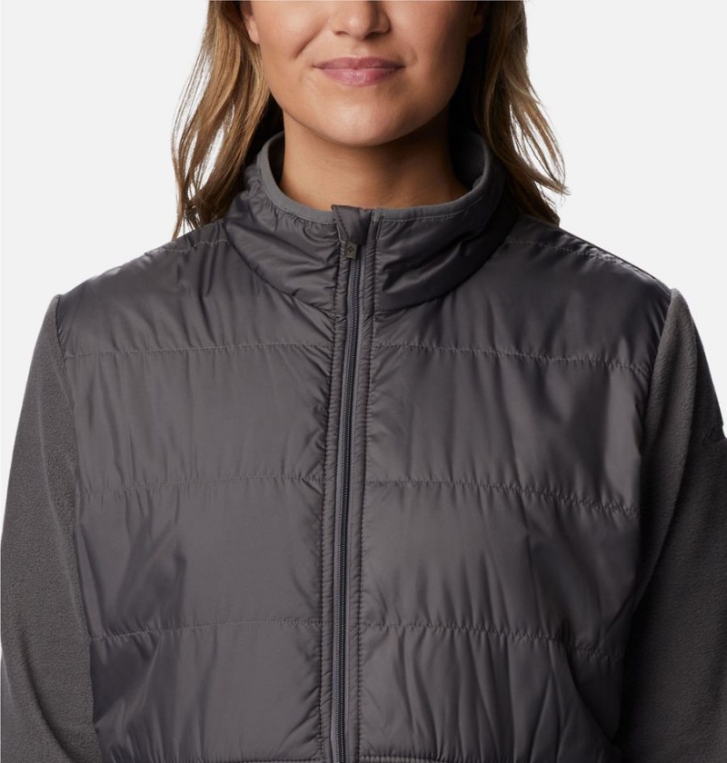 Columbia Tamarancho Full Zip Women's Fleece Jacket Grey | MDGHKY-518