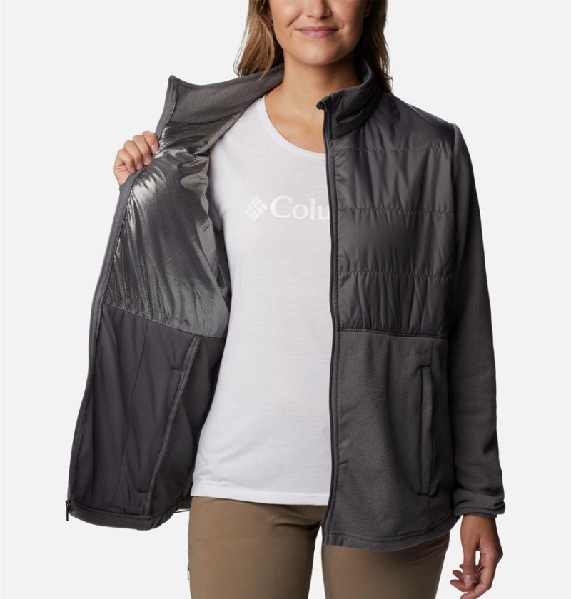 Columbia Tamarancho Full Zip Women's Fleece Jacket Grey | MDGHKY-518