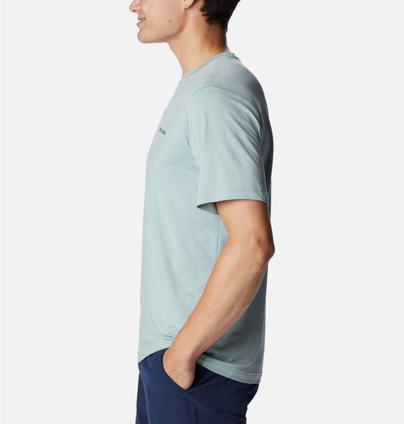 Columbia Tech Trail Graphic Men's T-Shirt Grey | OTNLMW-493