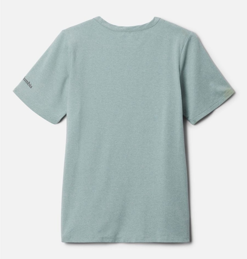 Columbia Tech Trail Kids' T-Shirt Turquoise | UWSOHN-069