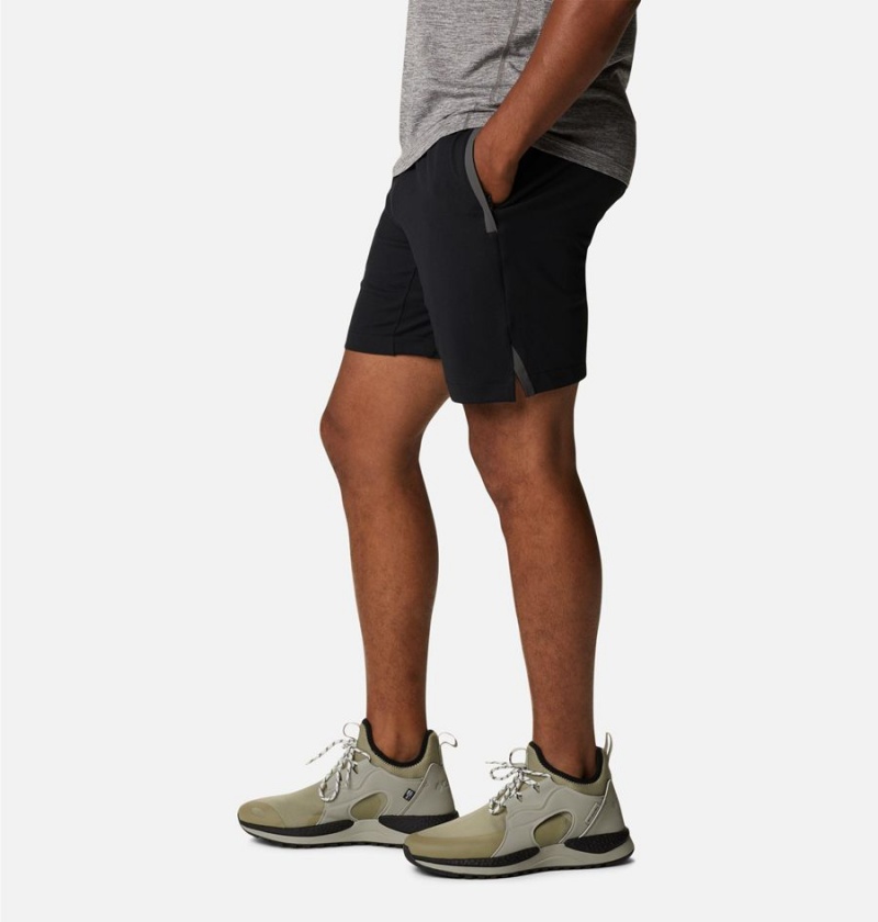 Columbia Tech Trail Knit Men's Shorts Black | FQLPZY-217